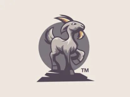50款山羊元素logo设计
